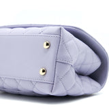 Chanel 21K lilac / Light Purple Coco Handle Small (old mini 24mm) L