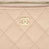 Chanel Mini Vanity Light Beige Caviar
