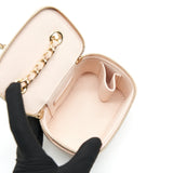 Chanel Mini Vanity Light Beige Caviar