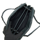 Chanel JUST MADEMOISELLE BOWLING BAG QUILTED LEATHER IN BLACK BHW