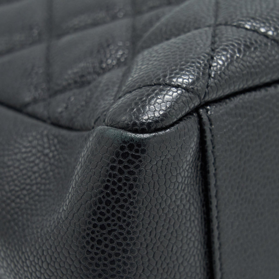 Chanel Grand Shopping Tote Caviar Black  serial 17