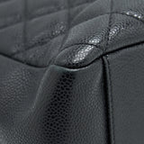 Chanel Grand Shopping Tote Caviar Black  serial 17