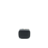 Chanel 22C Pearl Crush Mini Vanity With Chain Lambskin Black