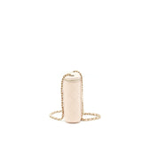 Chanel 22C Light Beige Caviar Vertical Vanity With Chain L