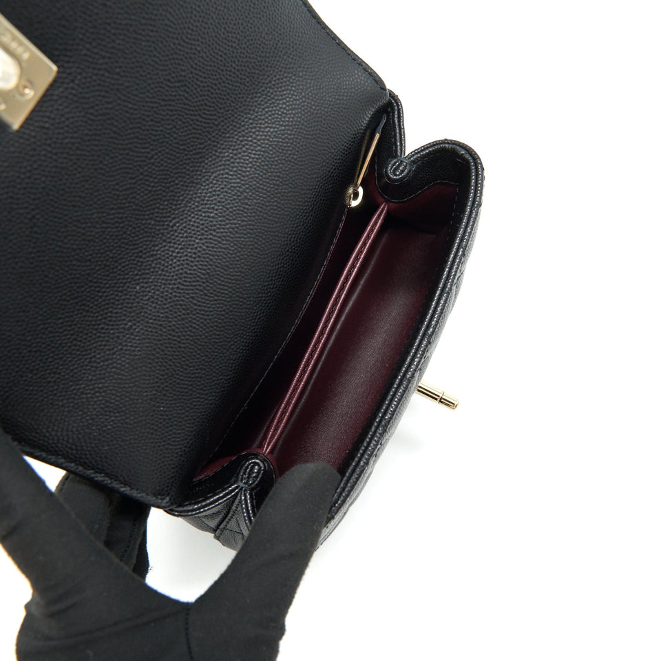Chanel EXTRA MINI COCO HANDLE BLACK L