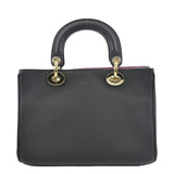 Christian Dior Diorissimo Leather Tote Bag Black