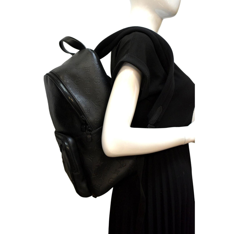 Louis Vuitton Racer Monogram Leather Backpack Black