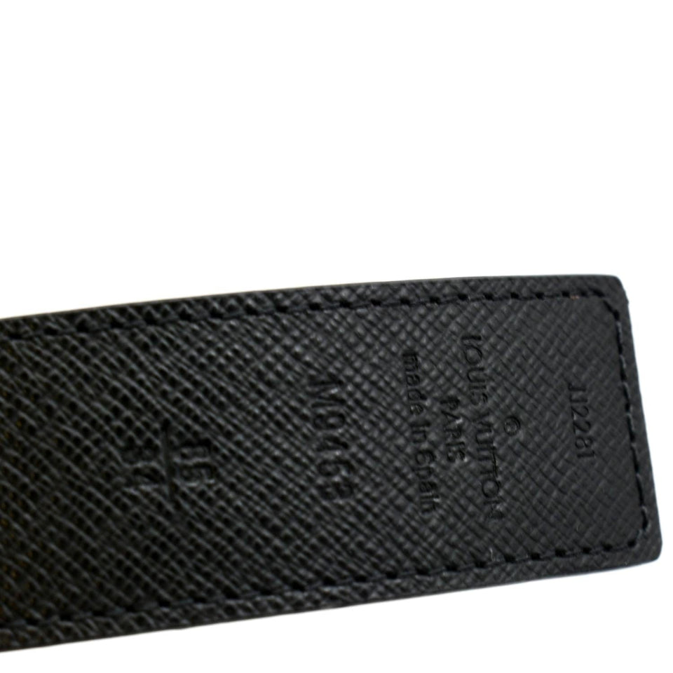Louis Vuitton Monogram Canvas LV Initials Belt Brown Size 85/34