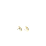 Chanel Round Letters Earrings Crystal Pearl L