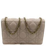 Christian Dior Dioraddict Quilted Lambskin Leather Crossbody Bag Dusty Pink