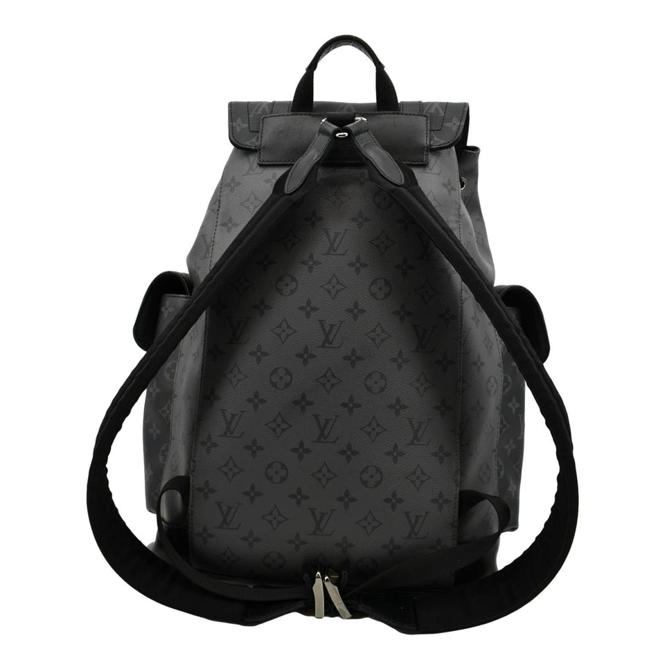 Louis Vuitton Christopher PM Reverse Monogram Eclipse Backpack Bag Black