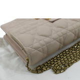 Christian Dior Dioraddict Quilted Lambskin Leather Crossbody Bag Dusty Pink