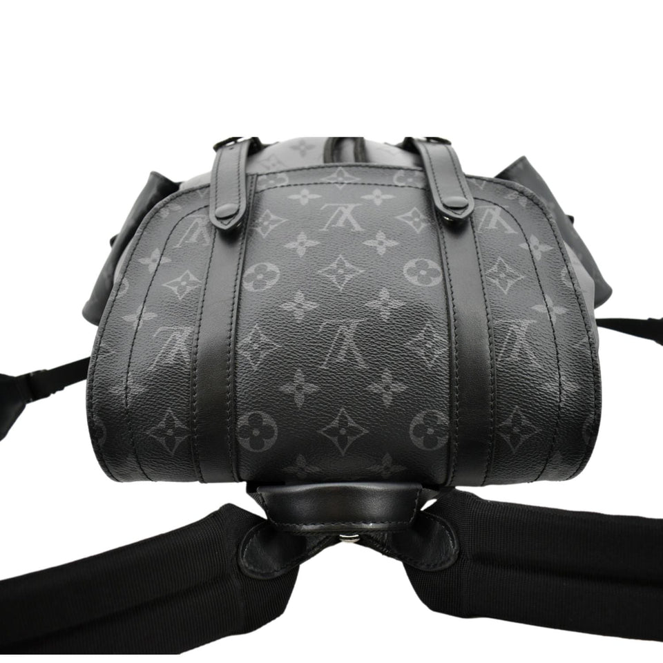 Louis Vuitton Christopher PM Reverse Monogram Eclipse Backpack Bag Black