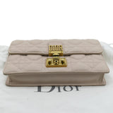 Christian Dior Dioraddict Quilted Lambskin Leather Crossbody Bag Dusty Pink