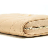 Chanel 22C Pearl Crush  Holder With Chain Beige