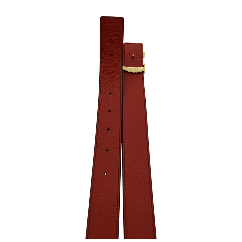 Louis Vuitton Monogram Canvas LV Initials Belt Brown Size 75/30