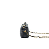 Chanel Small CC Wrapped Strap Bag Crumpled Lambskin
