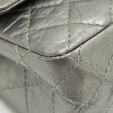 Chanel Small reissue 2.55 225 Double Flap Bag silver grey