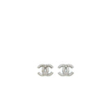 Chanel 22S CC Logo Rainbow Crystal Earrings