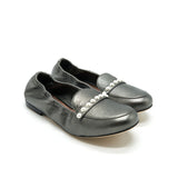 Chanel Lambskin Ballet Flat Shoes Size 36.5