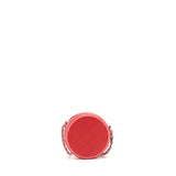 Chanel Round Crossbody Clutch Lambskin Red/Pink