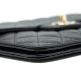 Chanel Flap Case Black Caviar L