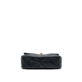 Chanel 19 Small in Black Goatskin Leather