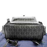 Christian Dior Hit The Road Diamond Canvas Backpack Black