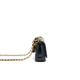 Chanel Shiny Lambskin Flap Bag Black