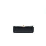 Chanel Shiny Lambskin Flap Bag Black