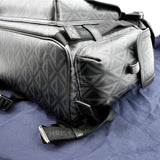 Christian Dior Hit The Road Diamond Canvas Backpack Black
