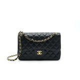 Chanel Classic Jumbo Double Flap Bag Black Cavier