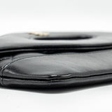 Chanel 24S Mini 31 Clutch Shiny lambskin Black L (Microchip)