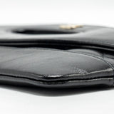 Chanel 24S Mini 31 Clutch Shiny lambskin Black L (Microchip)