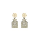 Chanel No.5 Perfume Bottle Crystal Drop Earrings L