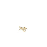 Chanel CC Logo, No 5, And Star Earrings Silver Tone