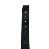 Louis Vuitton Monogram Eclipse LV Initials Belt Black Size 100/40
