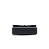 Chanel Chevron Medium Classic Double Flap Bag so Black