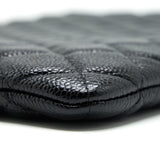 Chanel Caviar Pouch Black