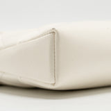 Chanel Mini 31 Clutch With Chain Shiny Lambskin White L (microchip)