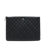 Chanel Caviar Pouch Black