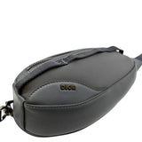 Christian Dior Scarab Calfskin Leather Crossbody Bag Grey
