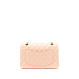 Chanel Small Classic Double Flap Bag Lambskin Pink L