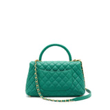 Chanel Cocohandle Flap Bag Medium Green with