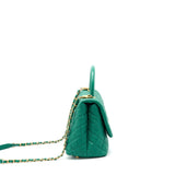 Chanel Cocohandle Flap Bag Medium Green with