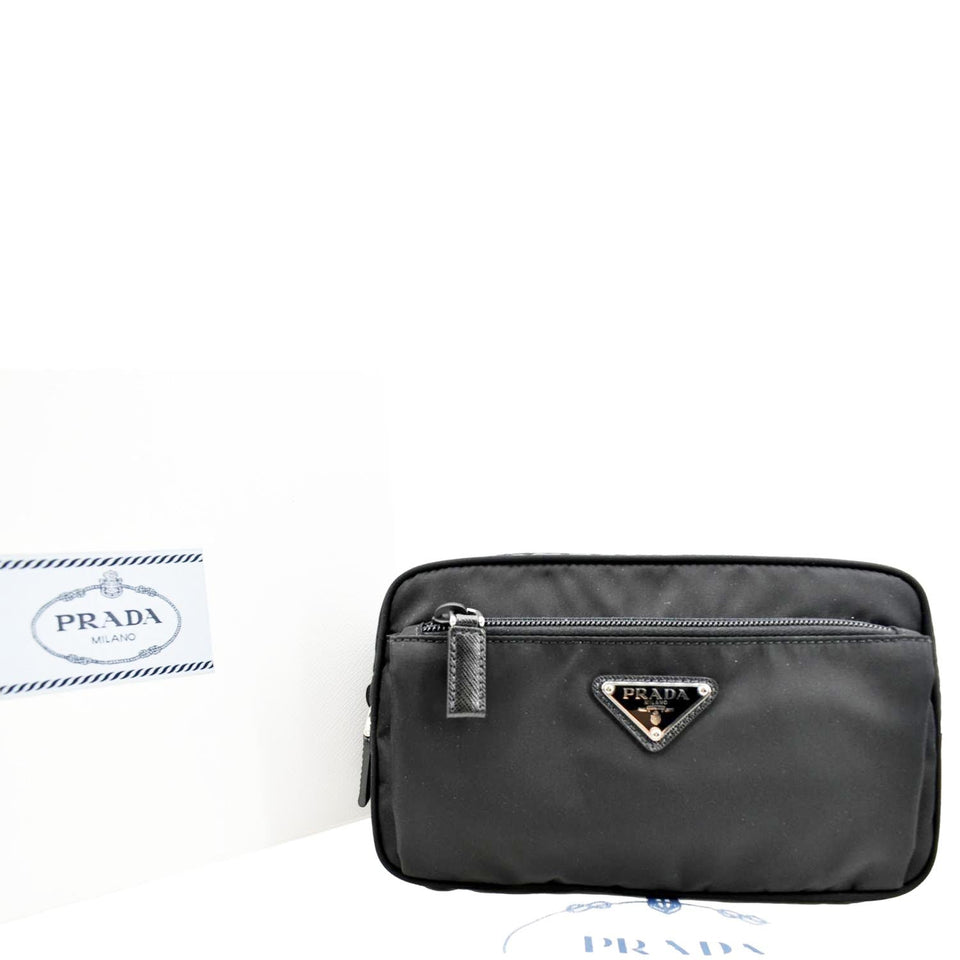 Prada Tessuto Nylon Belt Bag Black