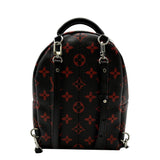 Louis Vuitton Palm Springs Mini Monogram Infrarouge Canvas Backpack Bag Black
