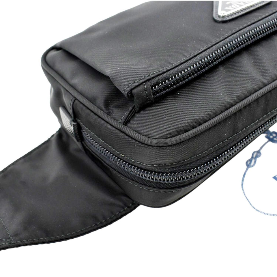 Prada Tessuto Nylon Belt Bag Black