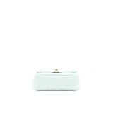 Chanel 21K My Perfect Mini Flap Bag Caviar Iridescent Pastel Green