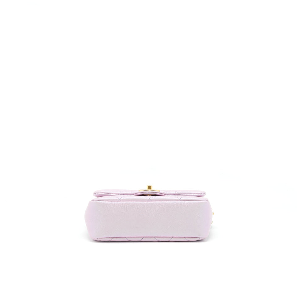 Chanel 21K My Perfect Mini Flap Bag Caviar Pink